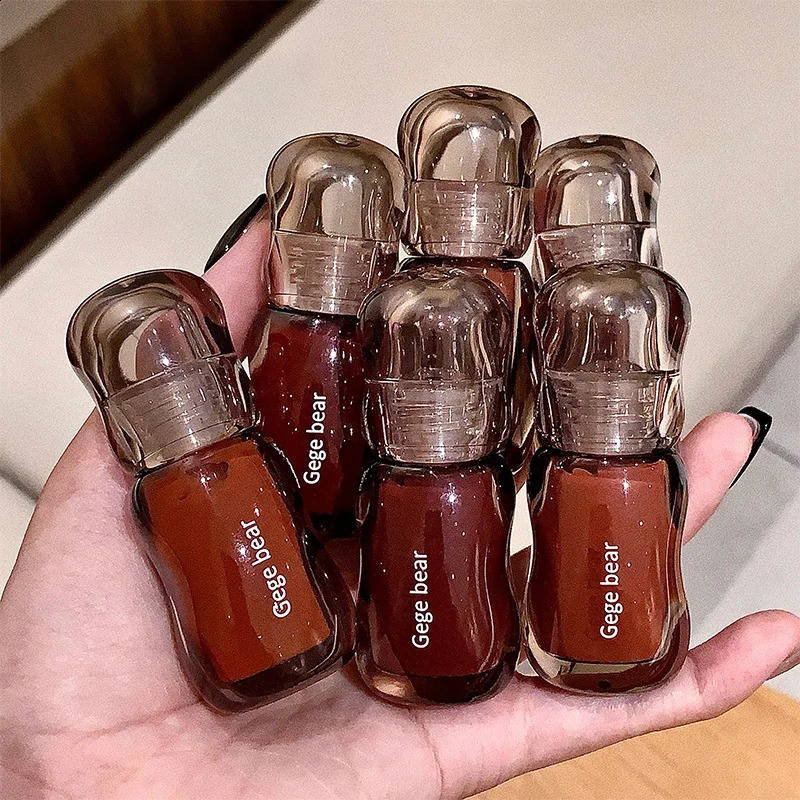 Gege Bear Crystal Gloss Lip Tint Autumn/Winter Hydrating Formula Mirror-Gloss Finish Youthful Plumping Effect 260625 - view 7
