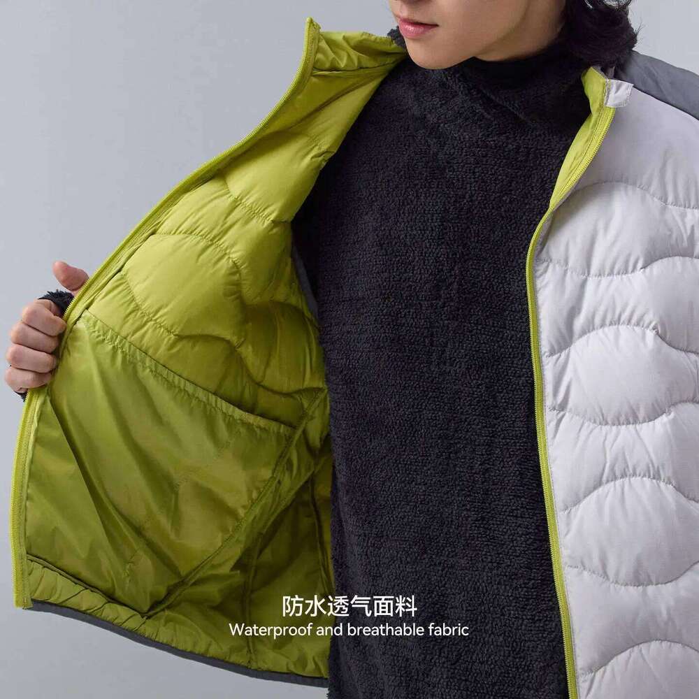 Winter New Outdoor Mountain Style Color-Blocking Lightweight Down Vest - Trendy Unisex Design for Men & Women J260626 - view 3