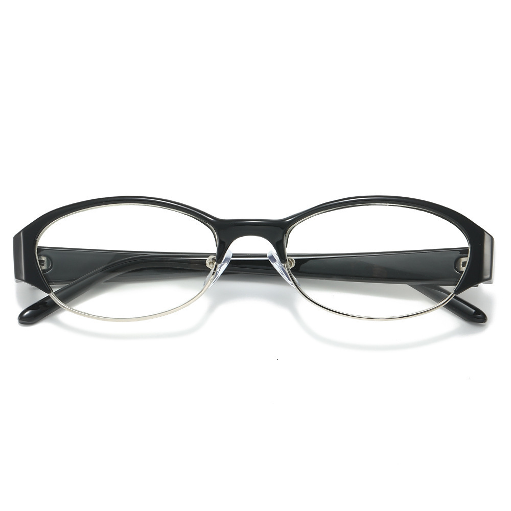 2026 New Model Unique Oval Niche Eyeglass For Men Women, Fashionable And Artistic Retro Non-Prescription Glasses Frames - view 6
