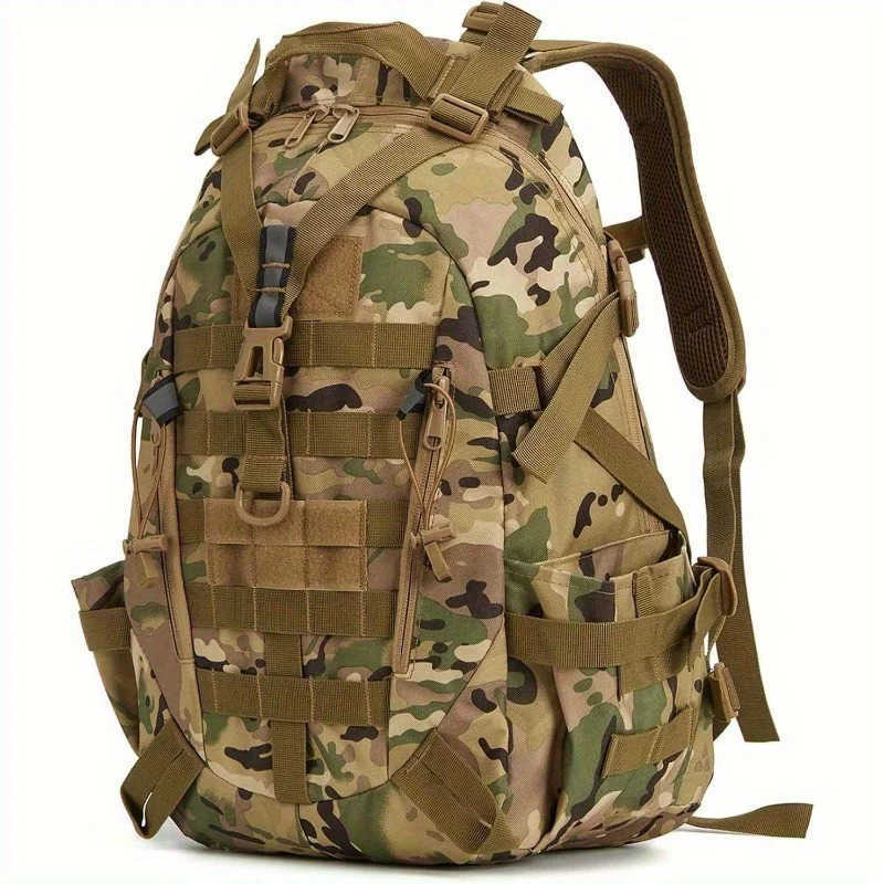 Tactical Backpack for Men 40L Camping Hiking Backpacks Reflective Outdoor Travel Bags Survival Molle Climbing Rucksack Bag M260626 - view 1