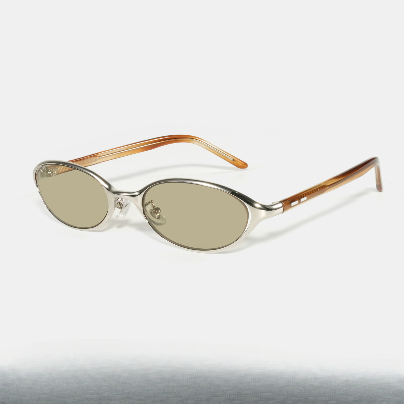 New GM Sunglasses High End Old Money Style Metal Oval Narrow Frame Best Selling Model Moody - view 7