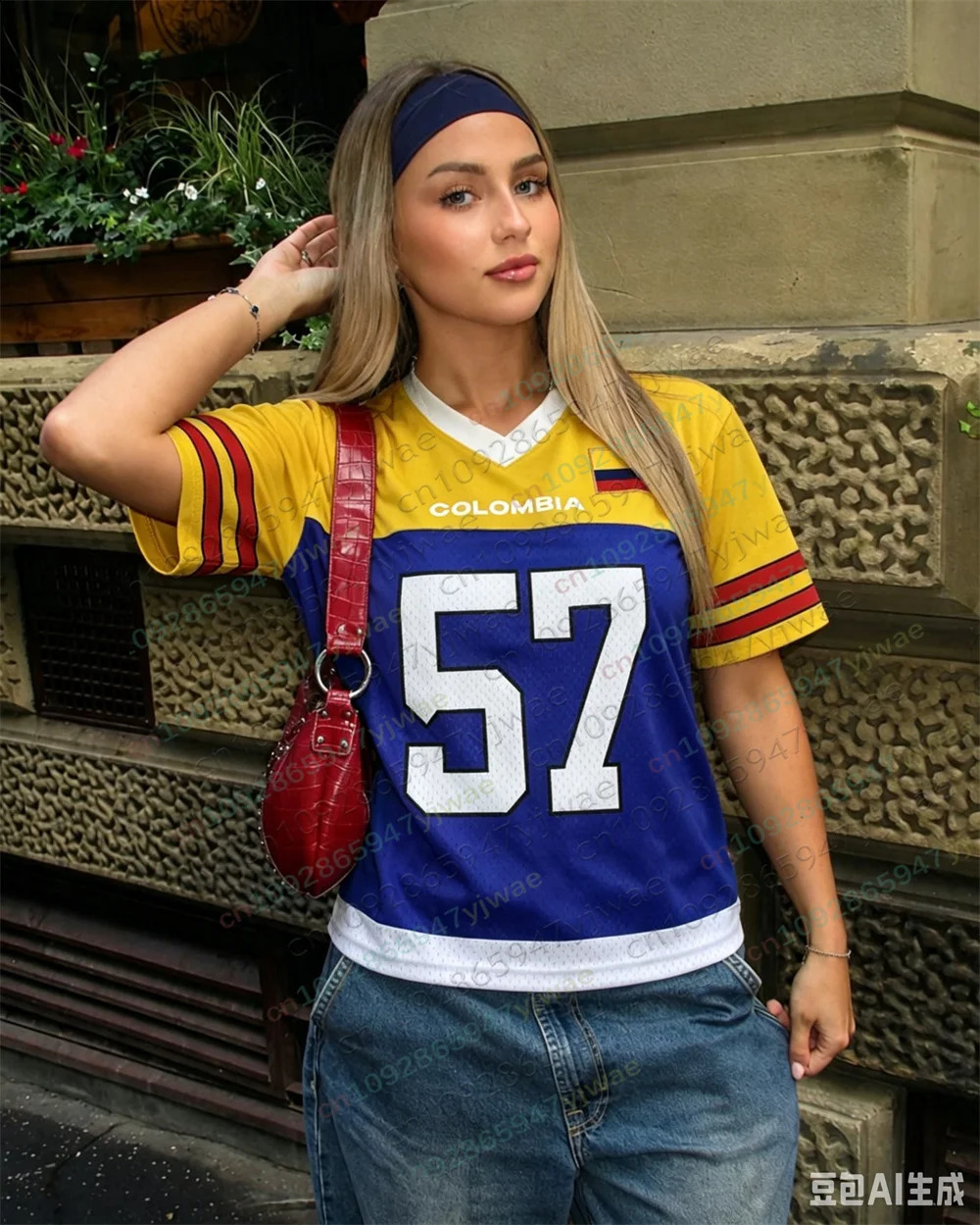 Colombia Breathable Sportswear Short Sleeved Fashionable Streetwear Top Y2k Summer MenS And WomenS TShirt 260626 - view 3