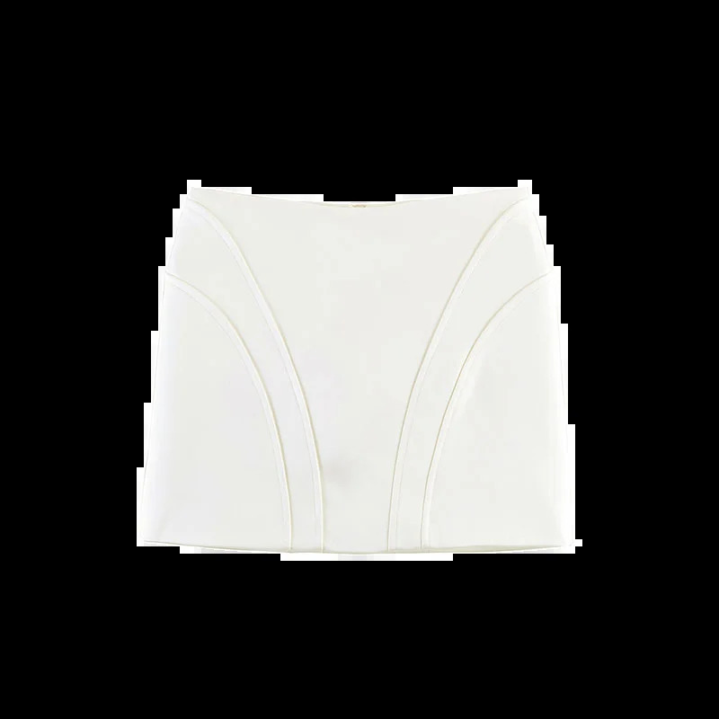 TFAFXY 2026 Summer Woman Satin Mini Skirts Sets For Women Corset Tops Two Piece Set Womens Suits 260626 - view 3
