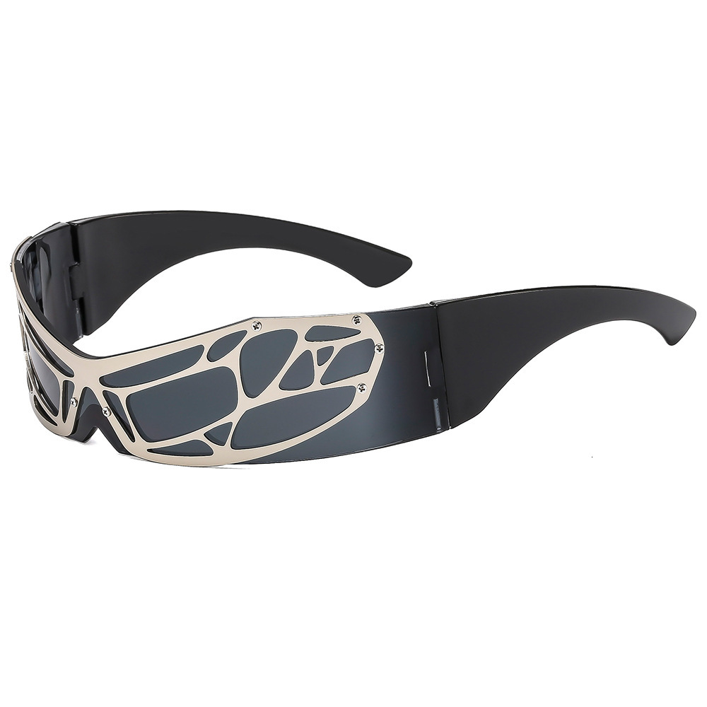 2026 Women's Designer Spicy Girl Hip Hop Punk Future Fashion Sunglasses European And American Festival Party Versatile Sunscreen Cross Border Sun