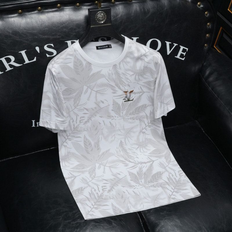 Heavy Embroidery Casual Floral Short-Sleeve T-Shirt For Men, 2026 Summer New Product, Men's Fashion Plus-Size Versatile Trendy Half-Sleeve Shirt - view 4