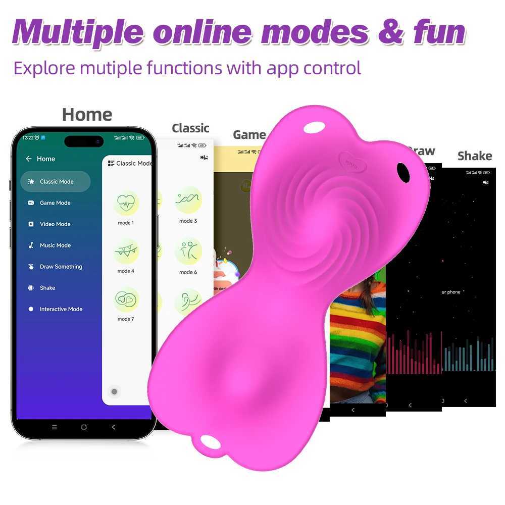 Butterfly Control APP Vibrator Remote Wearable Dual Motor Vibrating Vagina Clitoris Stimulator Sex Toys Adults Masturbation M260626 - view 6