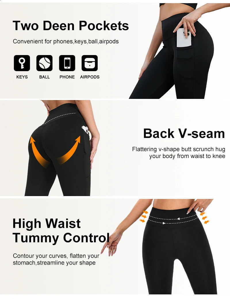 4pcs WomenS Workout Set HighWaisted Long Thick Leggings with Fleece for Fitness And Running Compression Pants Ideal Ou 260625 - view 5