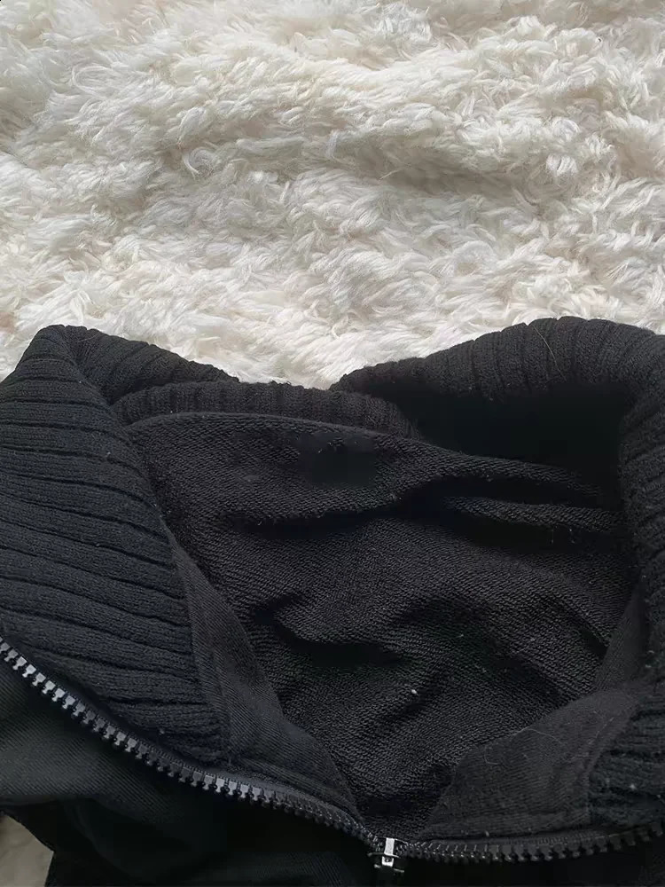 Gothic Black Hoodie Women American Retro 90s Punk Pocket Multifunctional Pattern Sweatshirt Hoodie Fashion Casual Cardigan 260626 - view 6