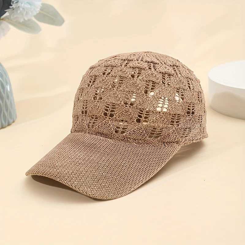 Breathable Mesh Baseball Womens - Adjustable Lightweight Stylish Openwork Design Sun Hat M260626 - view 7