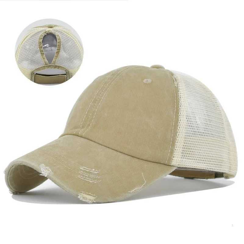 Baseball Washed Cotton Mesh Breathable Made Old Ripped Light Board Caps Men and Women Tide Spring and Summer Vintage Hat M260626 - view 5