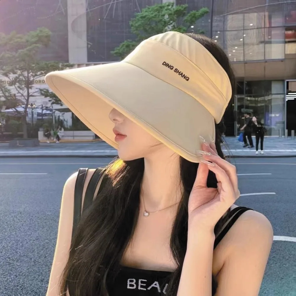 Versatile Empty Top Hat Trendy Wide Brim Fisherman Hat Breathable Anti-UV Beach Hat Gift 260625 - view 7