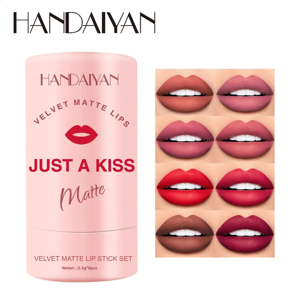 8pcs/Set Womens Velvet Matte Lipstick Collection Long-Lasting Korean Lip Stick Set with Gift Box for Makeup Enthusiasts 260618 - view 5