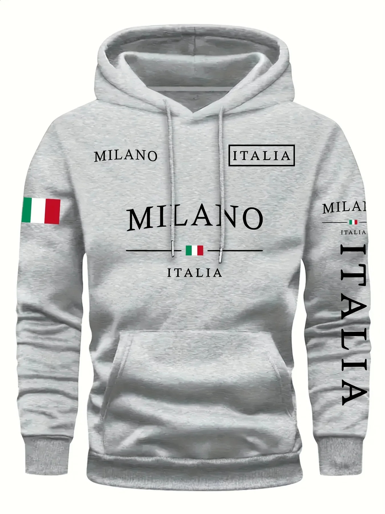 ITALIA MILANO Men Women Hoodie Outdoor Street Casual Sports Vacation Trend Spring Autumn Winter Couple Sweatshirt Top Clothing 260626 - view 6