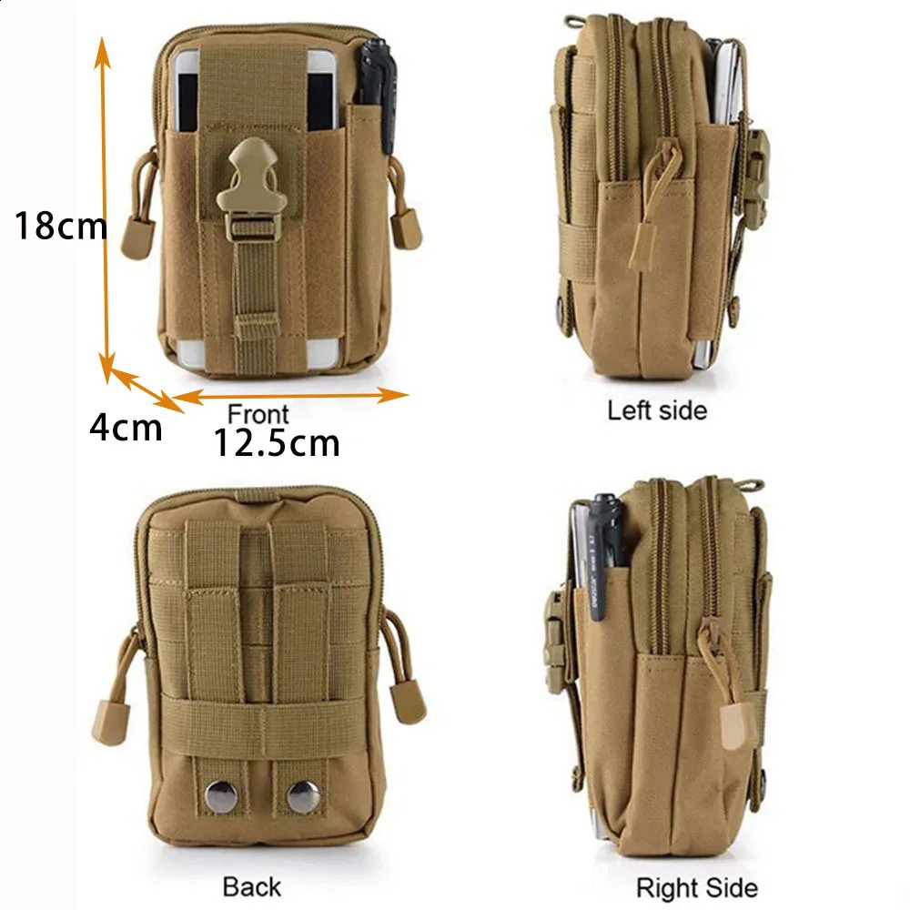 Tactical Waist Bag Outdoor Hunting Molle Bag EDC Pack Multifunction Men Sport Hiking Hunting Working Tools Mobile Phone Pouch 260626 - view 7