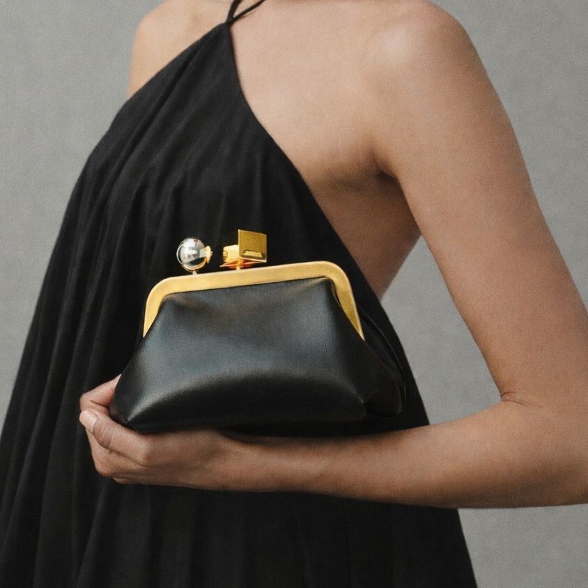 Women 2026 Fashionable And Simple Metal Square Purse For Women Party Evening Bag Vintage Clip Handbag - view 3