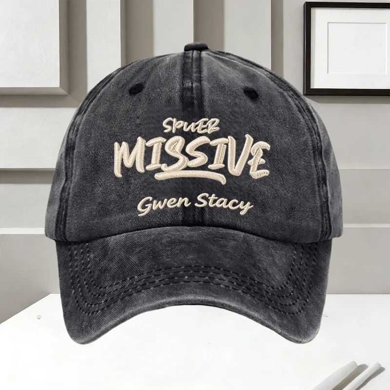 Gwen Stacy Embroidery Men Vintage Washed Baseball Unisex Adjustable Casual Dad Hat Sun Hat M260626 - view 3