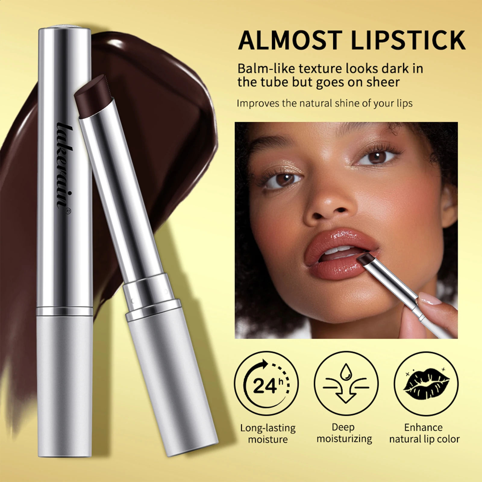 Black Honey Colorless Lip Balm Long-lasting hydration and nourishment Plumps and plumps lips Nourishing lip care cosmetic 260626 - view 5