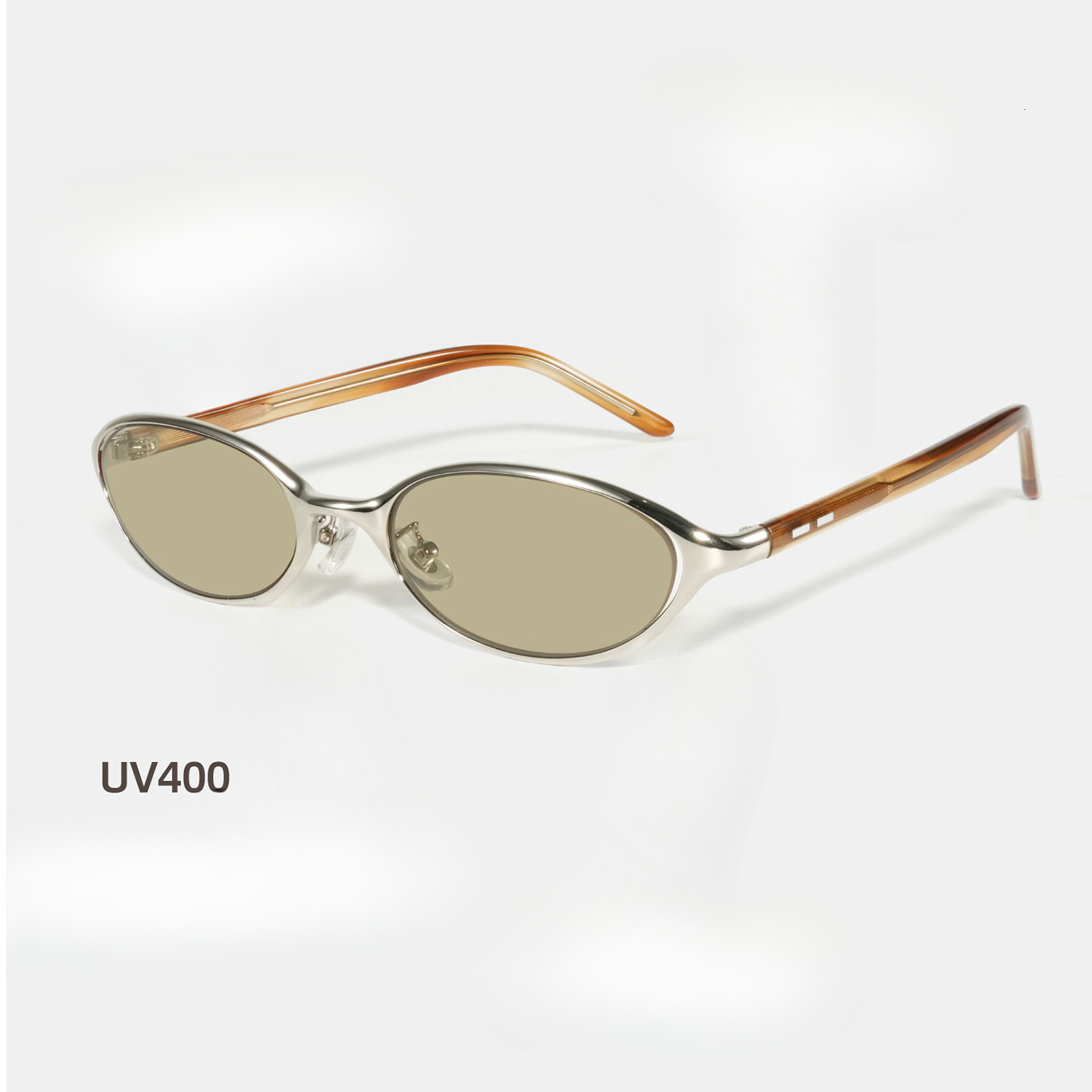 New GM Sunglasses High End Old Money Style Metal Oval Narrow Frame Best Selling Model Moody - view 4