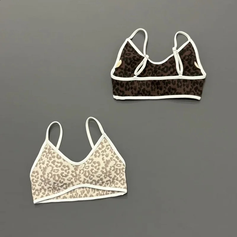 Women Leopard Print Sports Bra Wirefree Breathable Soft Comfortable Top High Support Push Up Gym Workout Yoga Fitness Bra 260626 - view 5