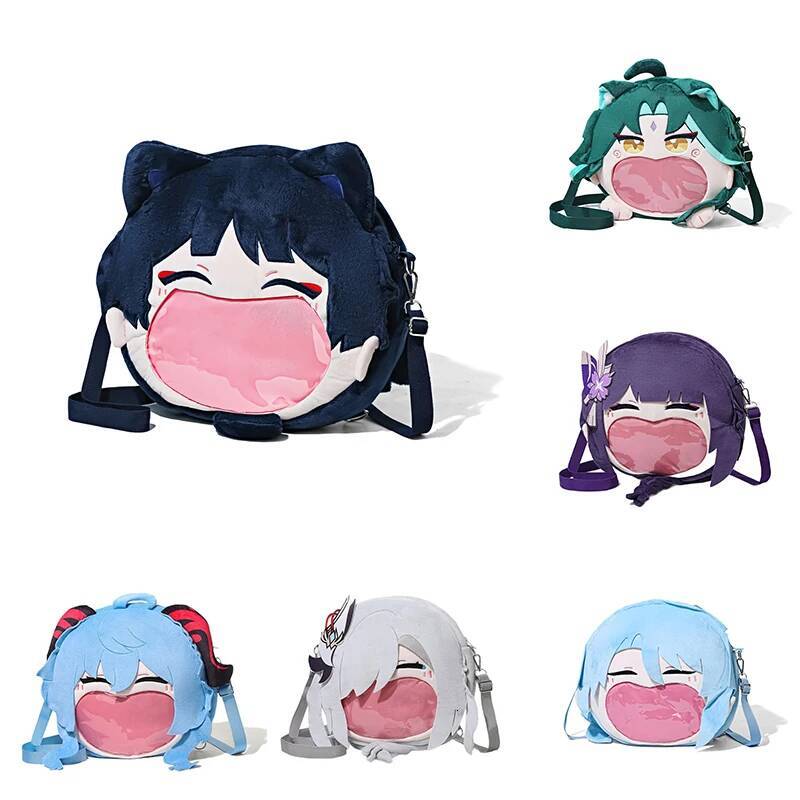 Genshin Impact Wanderer Raiden Shogun Kaedehara Kazuha Cartoon Itabag Anime Backpack Holiday Gifts For Friends Andralyn - view 7