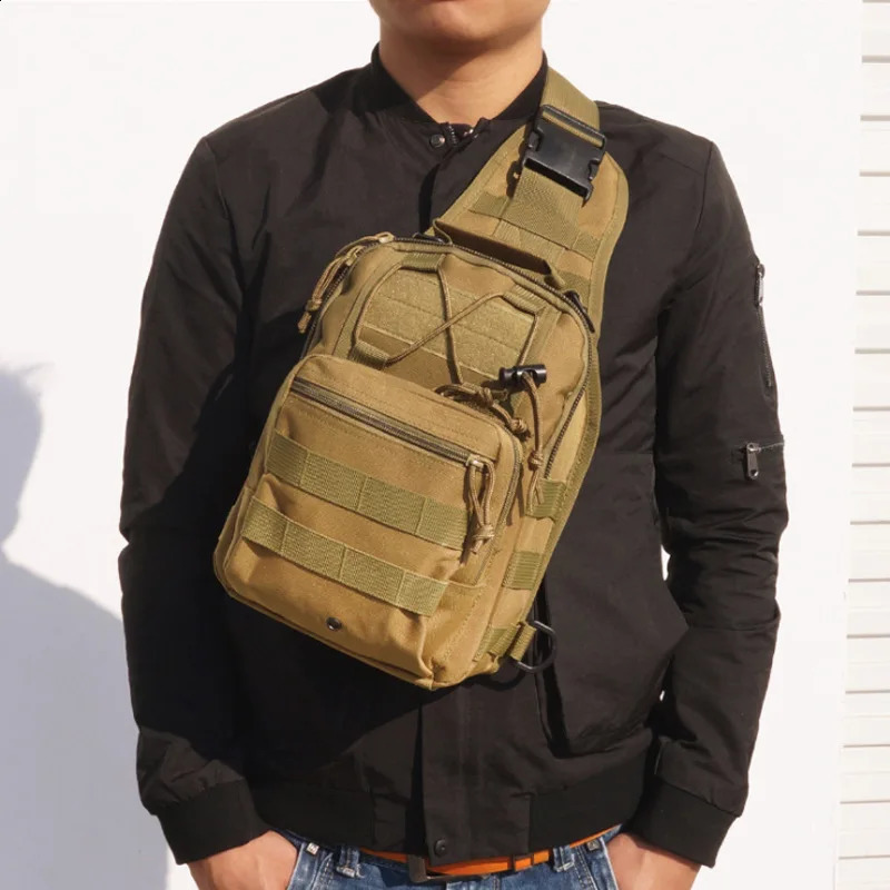 Versatile Tactical Sling Backpack Crossbody Bag Waterproof Small Chest Bag Men Outdoor Sports Cycling Hiking Handbag 260626 - view 4