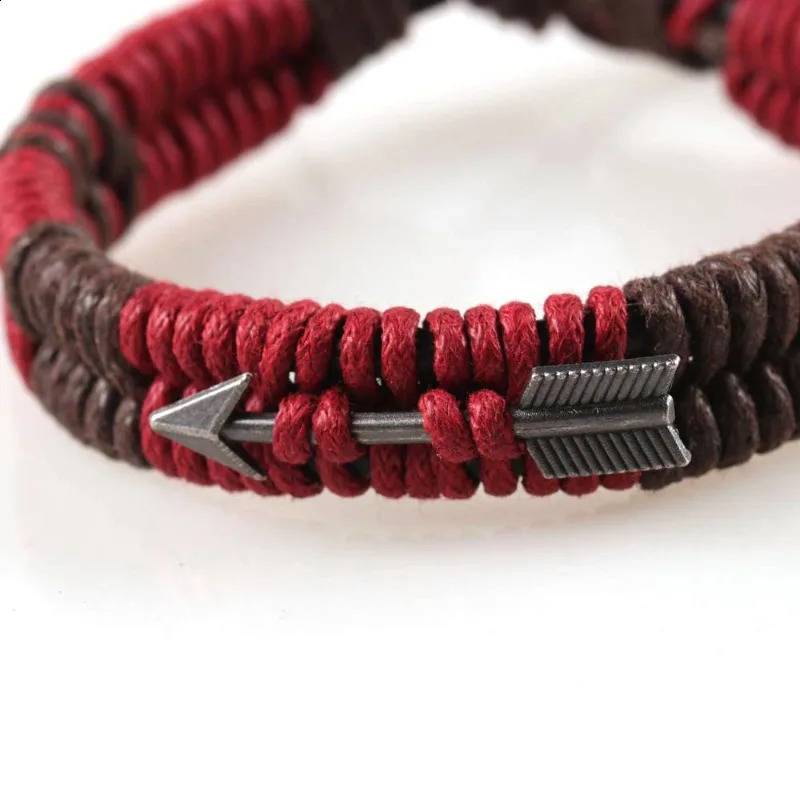 12pcs Handwoven Bracelet Couple Red Rope Hand Ethnic Style Simple Bow and Jewelry Wholesale 260617 - view 3