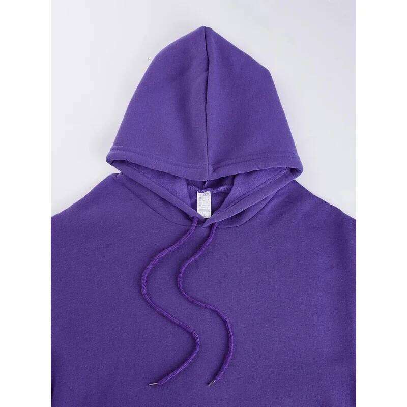 Same Style for Men and WomenFlower Clusters Design Loose Fleece Autumn Y2K Pocket Hoodies Multicolor Soft Streetwear W260626 - view 5