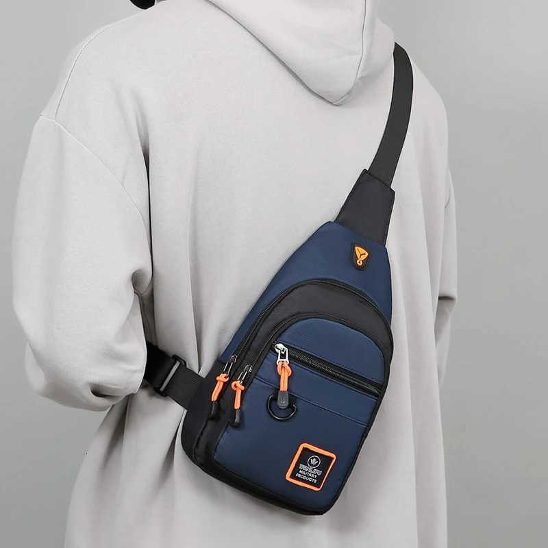 Mens Chest Bag Lightweight Fashion Crossbody Shoulder Bag Stylish Casual Mens Waist Packs Suitable for going out M260626 - view 3