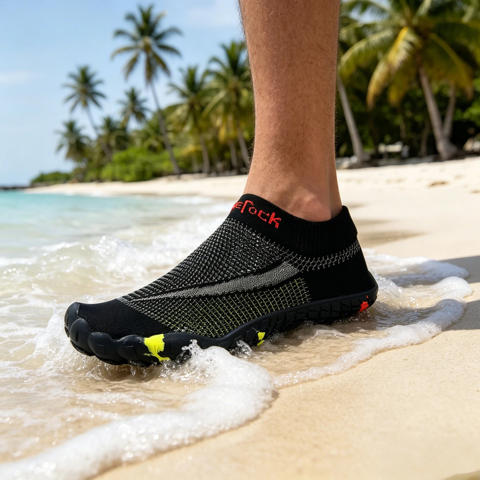 Slipon Knitted Aqua Shoes Men Women Breathable Mesh Quick Dry Wading Sneakers for Surfing Fishing Beach Water Sports 260626 - view 7