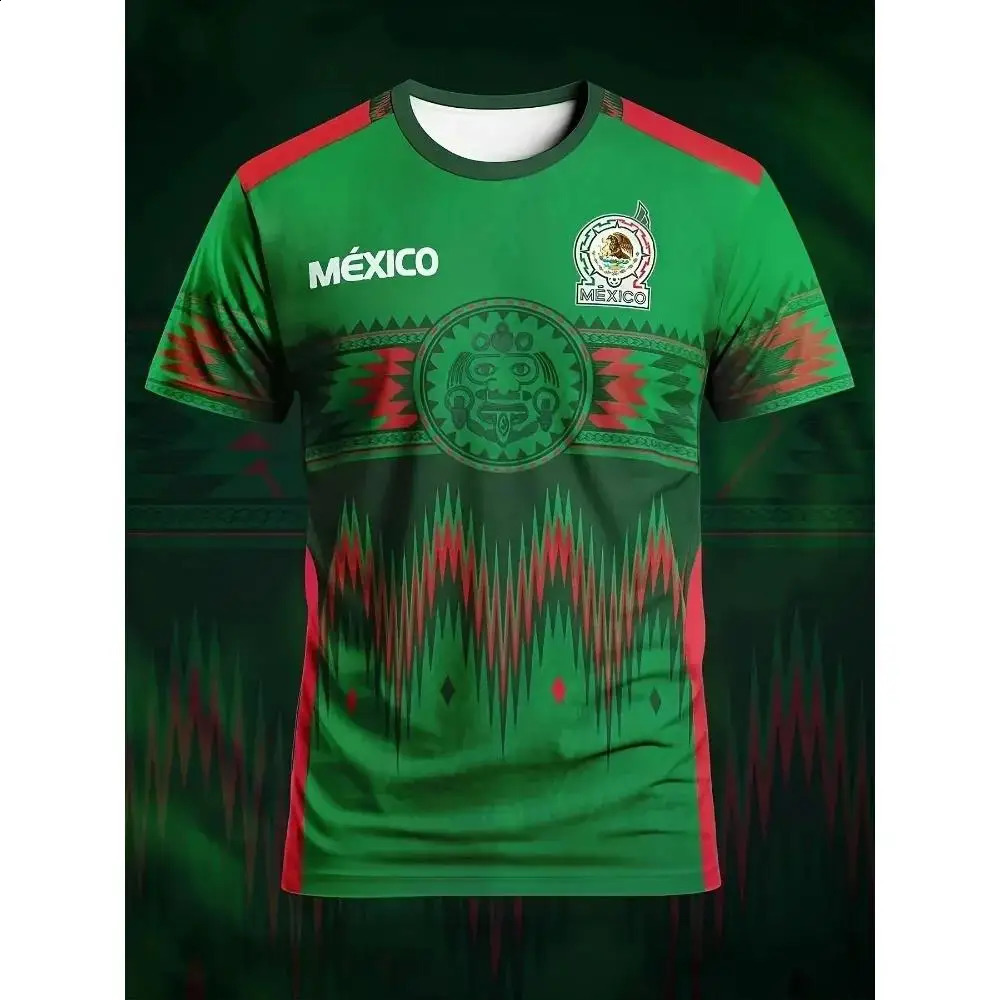 Mexico 3D Printed Football Tshirts 2026 Summer Mens Womens Same Quickdrying Tees Outdoor Sports Tops Training Clothes 260626 - view 6