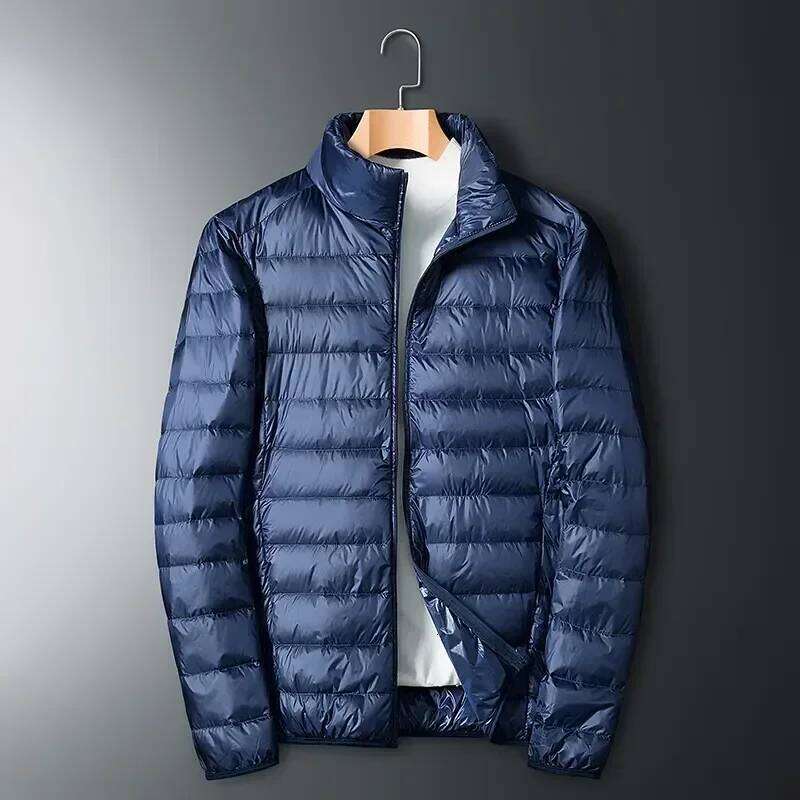 Men's Autumn Winter New Ultra Light White Duck Down Jacket Men Waterproof Casual Outdoor Portable Lightweight Male Padded Coats W260626 - view 4