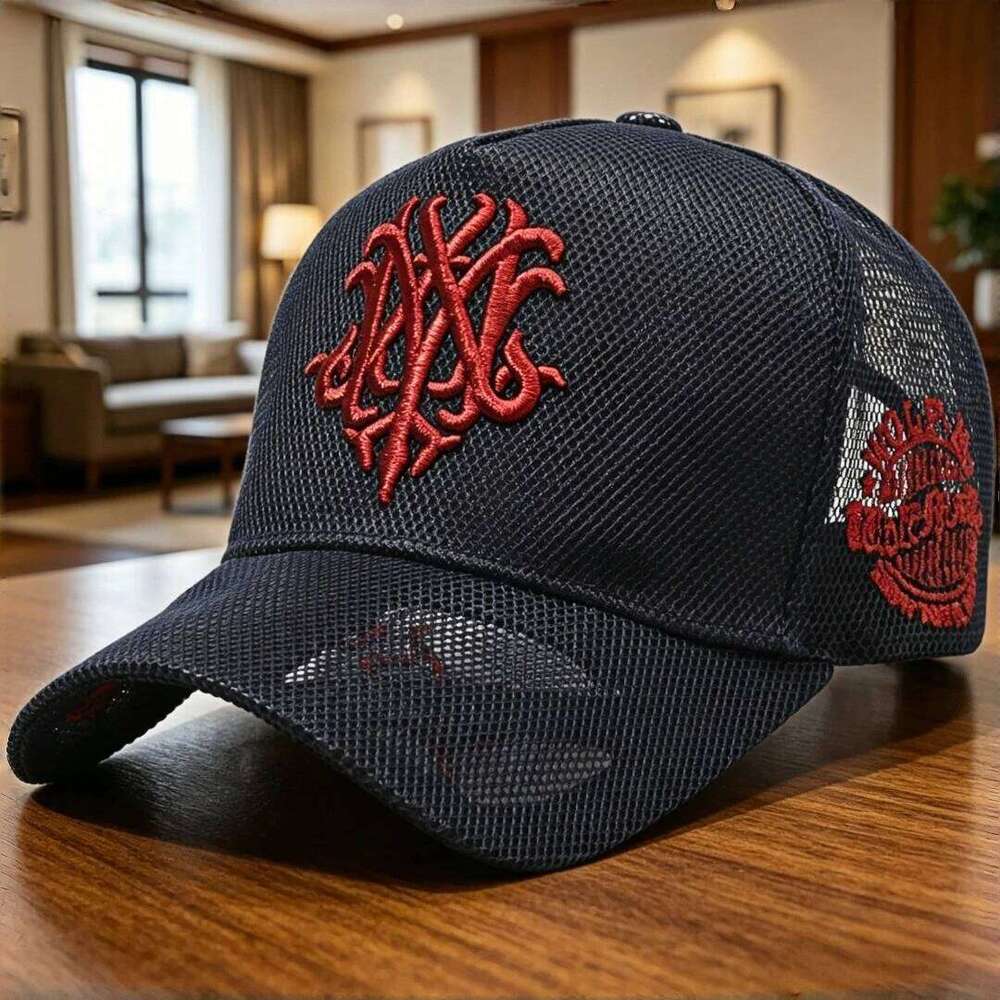 Fashionable classic breathable mesh baseball cap Adjustable summer sun - Popular hip-hop streetwear hat W260626 - view 5