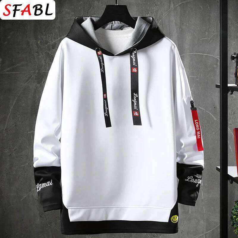 New Fashion Hoodies Hip Hop Hooded Male Sweatshirts Men's Top Streetwear Casual Outdoor Breathable Pullovers Fashionable W260626 - view 4
