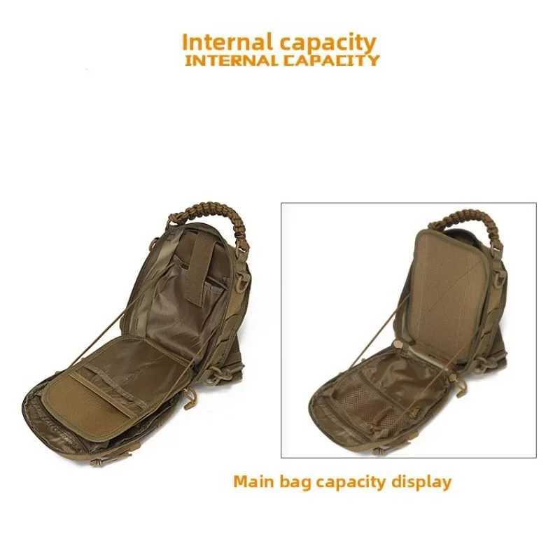 bag laser perforated bag tactical cycling bag camouflage outdoor sports small chest bag single shoulder crossbody bag M260626 - view 6