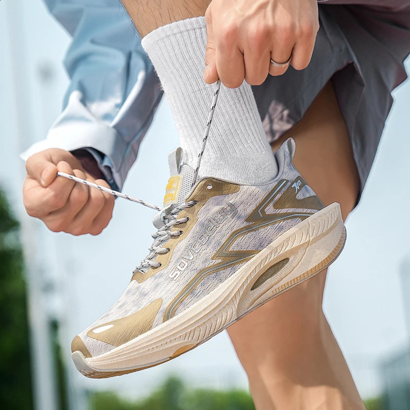 lightweight and breathable sneakers mesh running shoes ultralight popcorn carbon plate casual couple style 260626 - view 7