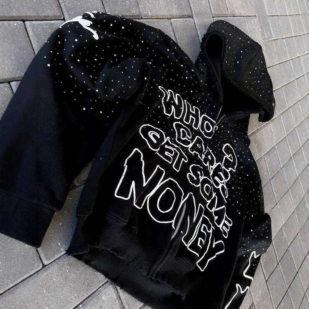 Dark Style 3D Print Hoodie High Street Hip Hop Cardigan Loose Fit Men Women Unisex Oversized Pullover Streetwear Graphic Digital W260626 - view 4