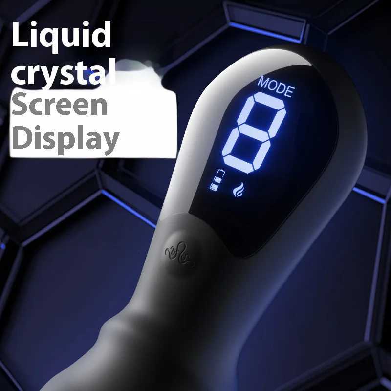 Exerciser APP Penis Control Male Delayed Ejaculation Training Masturbator Smart Temperature USB Charging Men Sex Toys M260626 - view 4