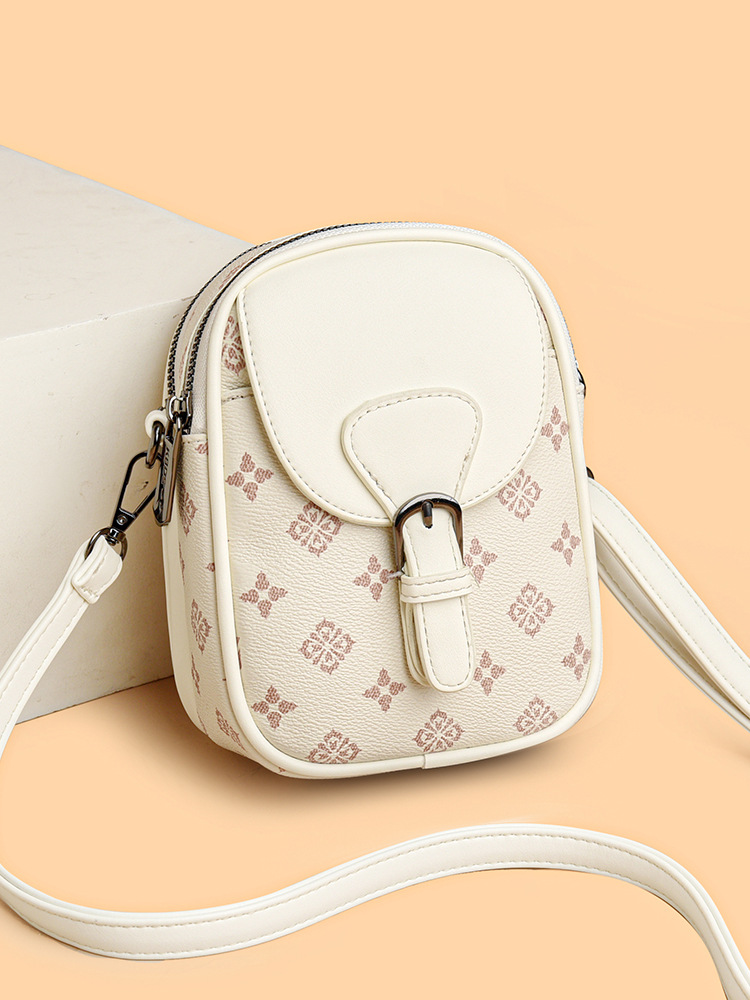 Designer Bag 2026 New Women's Phone Bag, High-End Fashion Print Coin Purse, Vintage Versatile Shoulder Crossbody Handbag