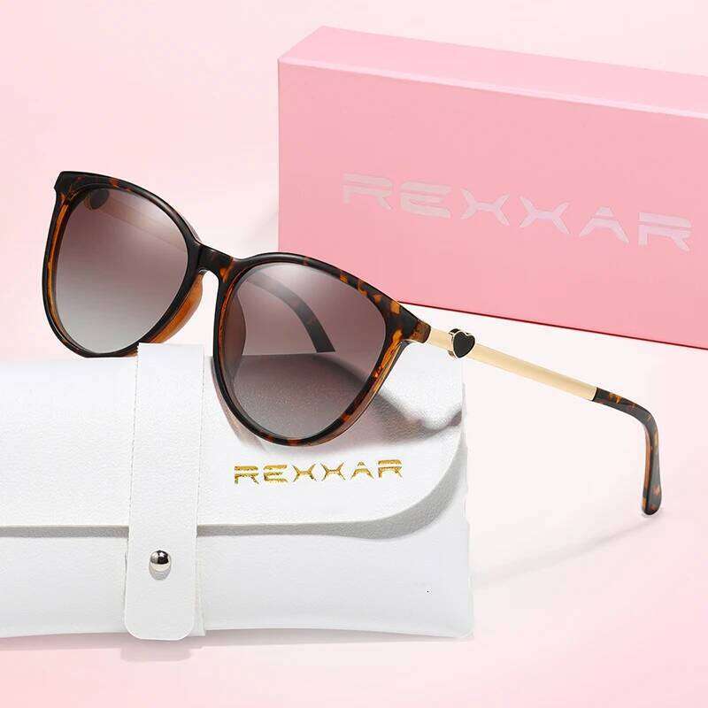 REXXAR Polarized Vintage Fashion Round Sunglasses Women Men Retro Metal Brand Sun Fishing Driving Male Female Glasses 26Y0626 - view 1