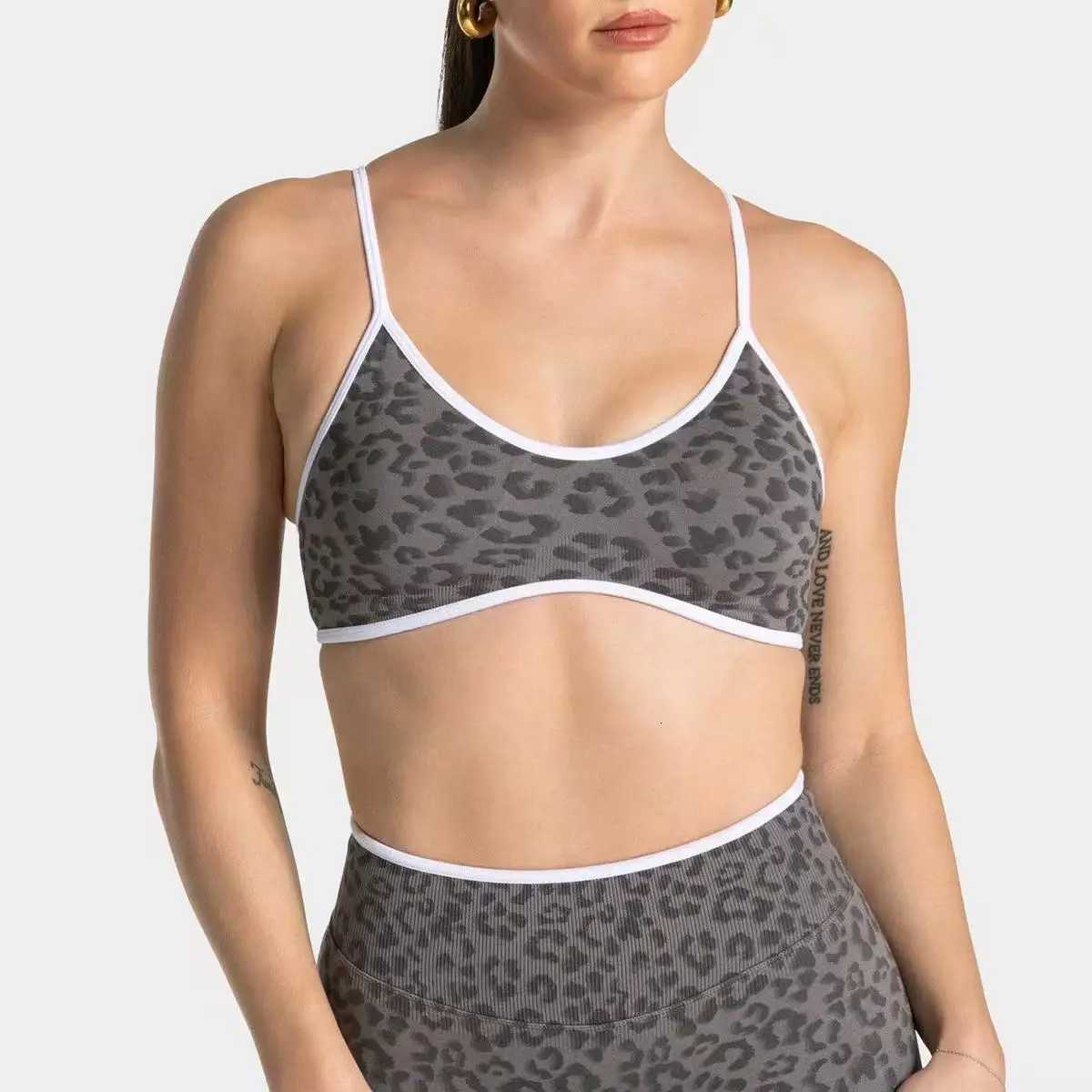 Backless Strappy Sports Yoga Bra Gym Bra Scrunch Push-up Removable Cups Women Workout Clothing Gym Top Halter Sport Bras M260626 - view 5