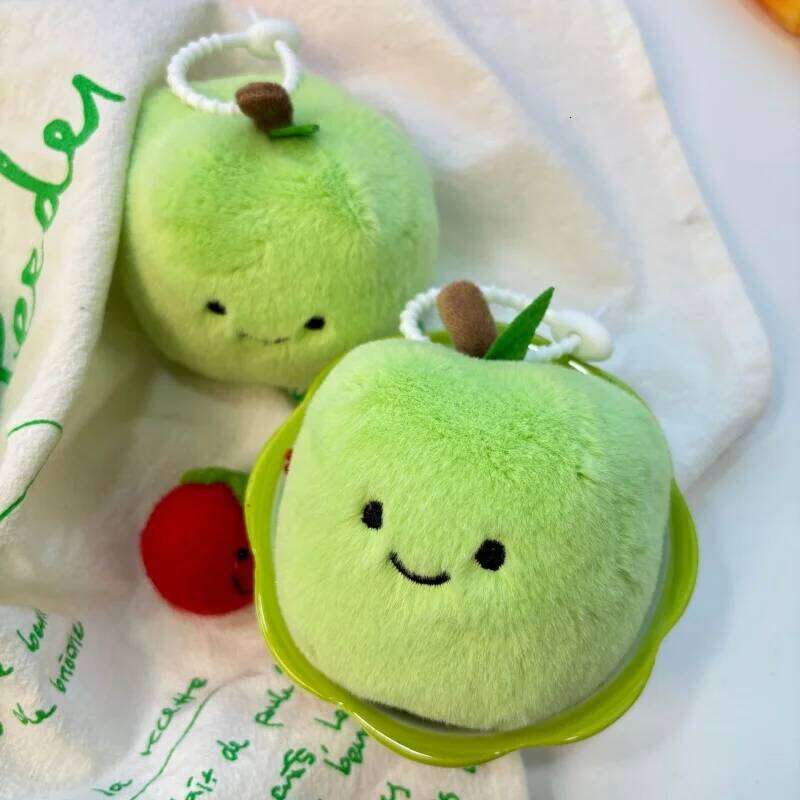 New Green Keychain,Plush Cute Keychain Soft Stuffed Plush Keyring for Kids' Backpack,Purse Fashion Bag Pendant 26Y0626 - view 6
