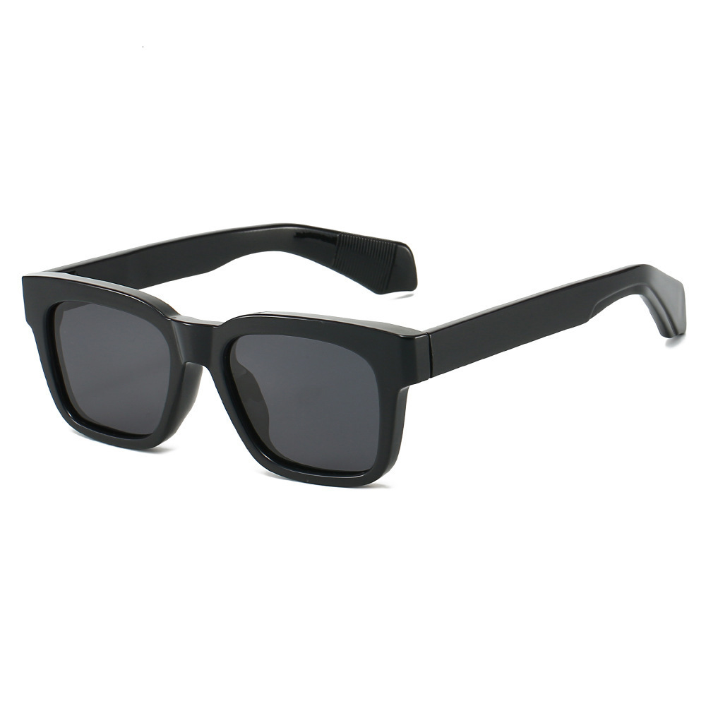 New Simple Fashion Polarized Sunglasses, Square Frame For Men And Women, Acetate PC Sunglasses