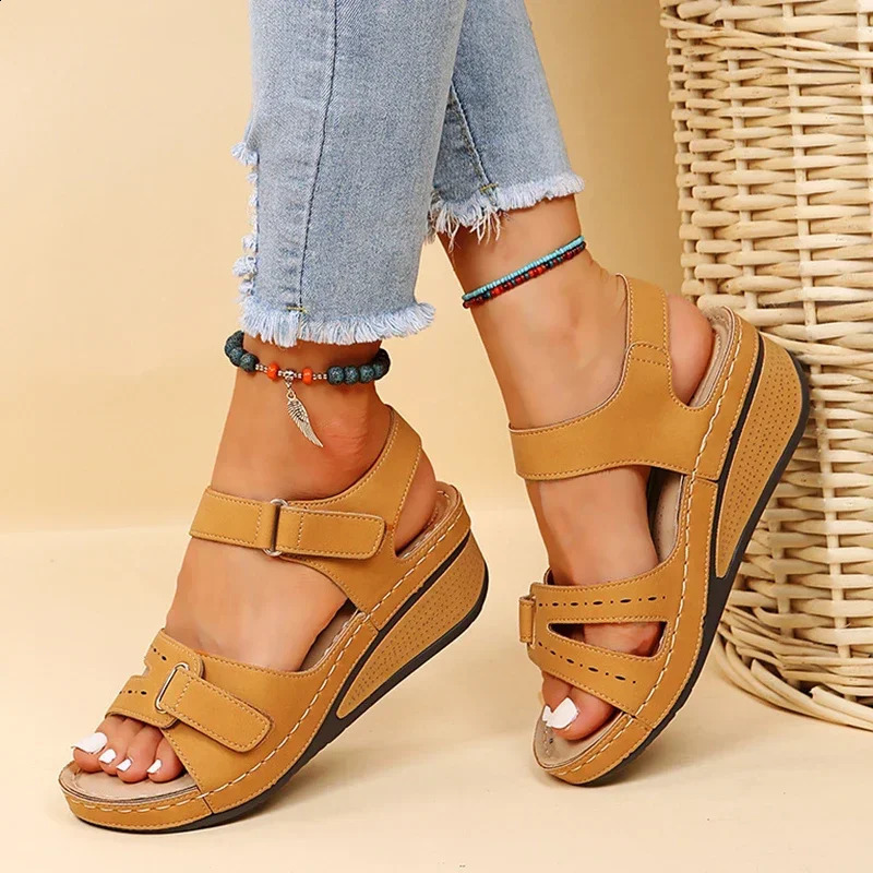 Summer Wedge Sandals for Women Fashion Non Slip Beach Shoes Woman Lightweight Casual Platform Sandalias Mujer Plus Size 260626 - view 5