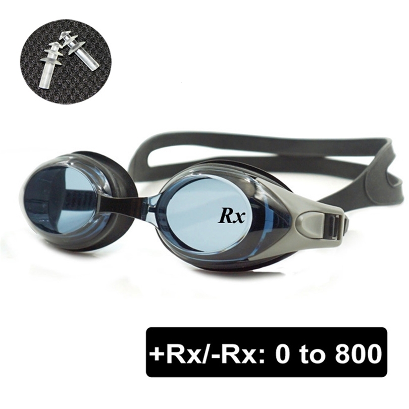 Optical Swim Goggles Rx Prescription Swimming Glasses Adults Children Different Strength Each Eye with Free Ear Plugs 260622 - view 1