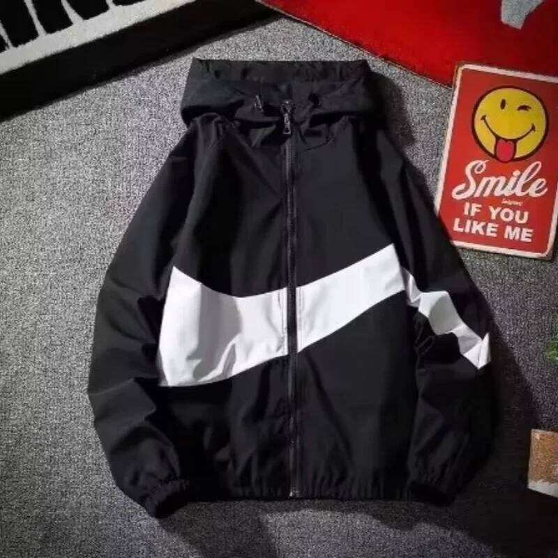 Summer Camping Thin Jacket Men Fashion Color Block Sun Protection Clothing Fishing Hunting Clothes Quick Dry Skin Windbreaker W260626 - view 6