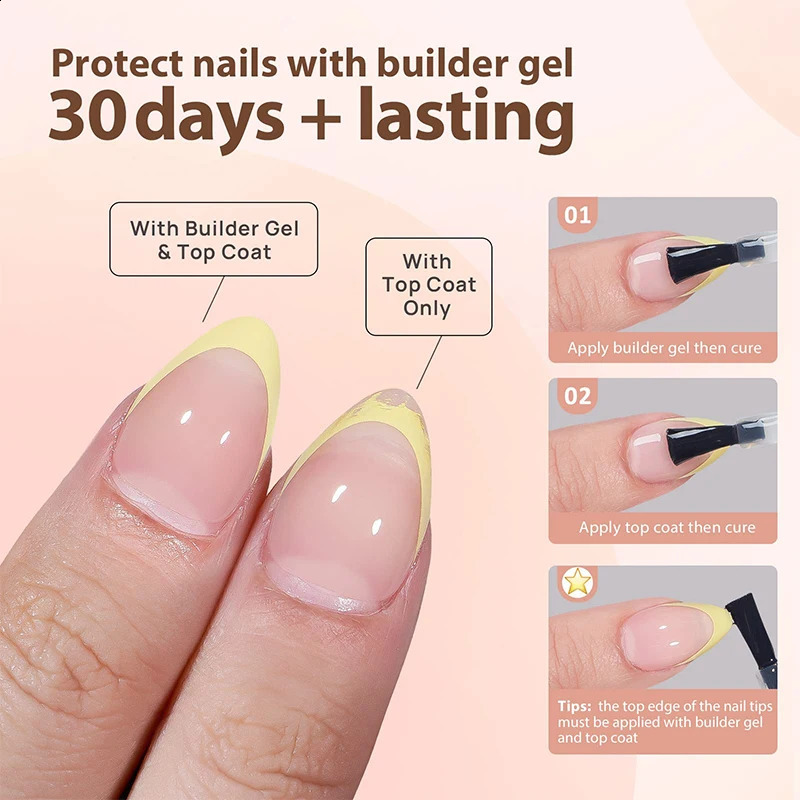 150Pcs/Box Acrylic Press on Nails Full Cover Fake False Tips Soft Gel Extension T-shaped Oval Capsule Almond Sculpted Salon DIY 260626 - view 5
