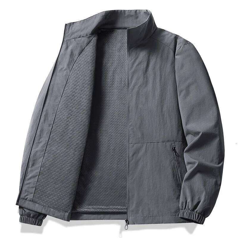 New Summer Men Breathable and Windproof Quick Drying Outdoor Thin Lightweight Casual Coats Male Loose Jackets 5X W260626 - view 5