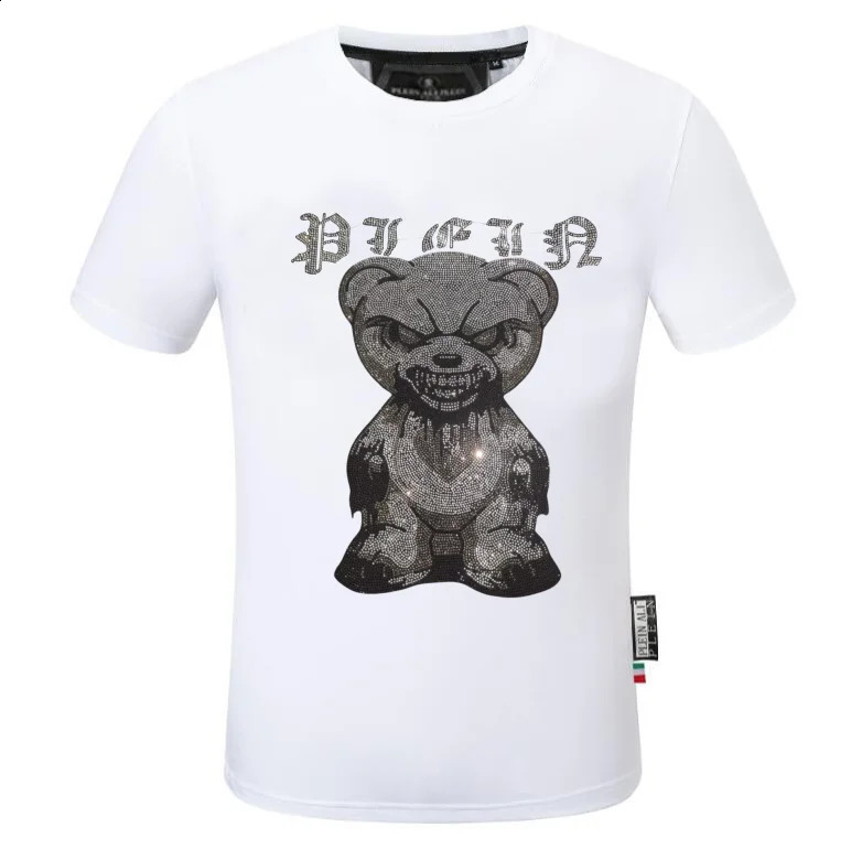 Homme Diamond Men PLEIN ALI Summer Slim Fit T-Shirts Men Short Sleeve Streetwear High Quality Outfits 260626 - view 5