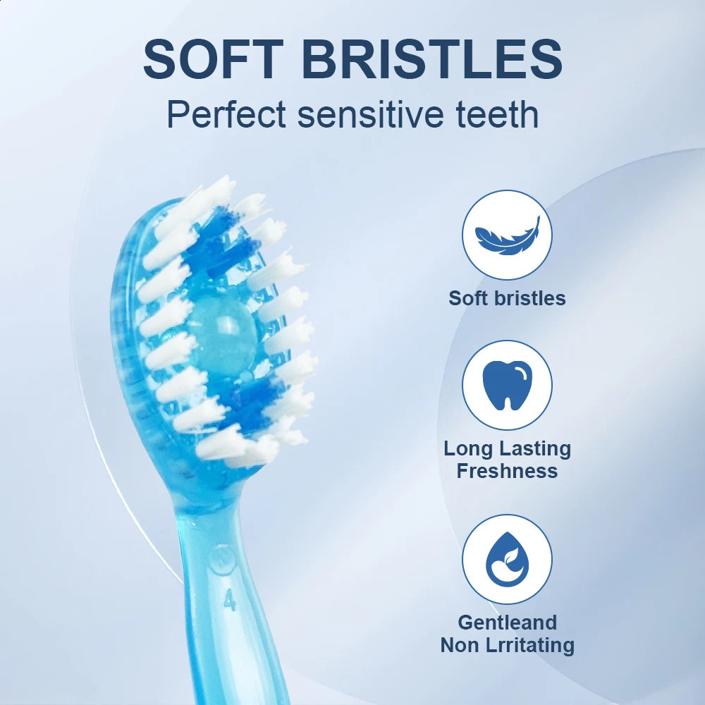 48pcs Portable Travel Toothbrush Mini Exploded Bead Toothpaste Floss Toothpick Tongue Scraper 5in1 Oral Care Tools 260615 - view 4
