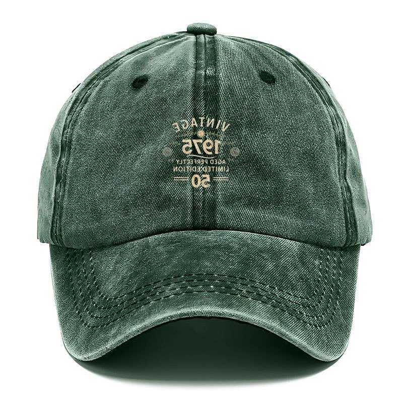 Simple Retro Baseball Caps Mens Wash for Outdoor Sports and Street Style Solid Color and Distressed Look for Mens Workout M260626 - view 1